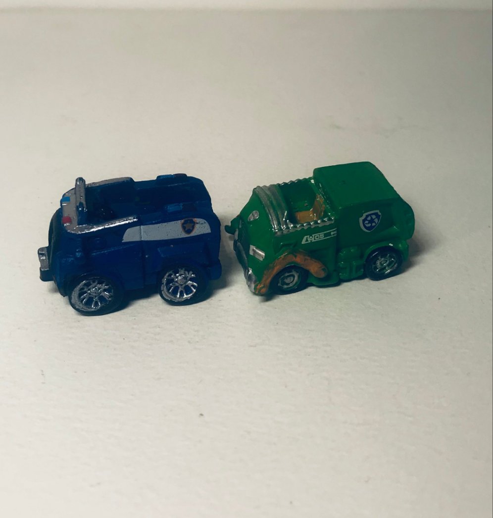 Nickelodeon Paw Patrol  Lot of 2 Truck Sky Marshall Rubble SML