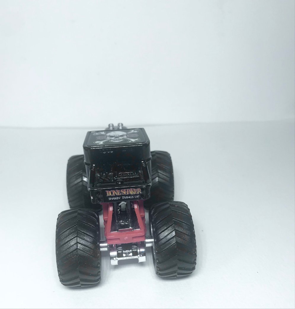 Hot Wheels Monster Trucks 1968 Bone Shaker (Black & Red) 1:64 scale Loose Truck