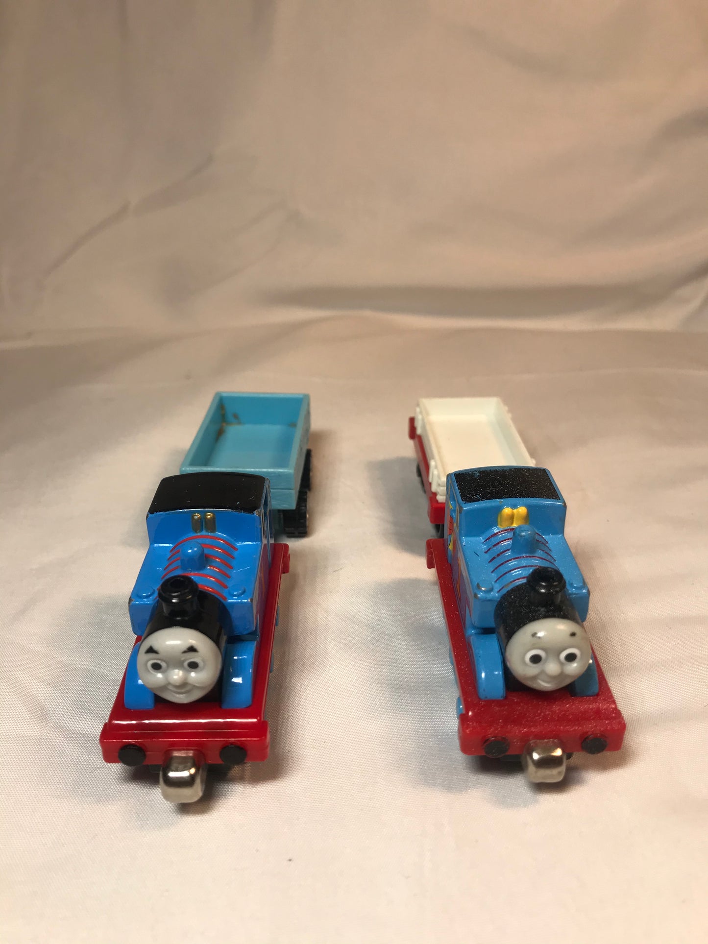 diecast 2002 gullane Thomas with wagon and 2009  thomas with car