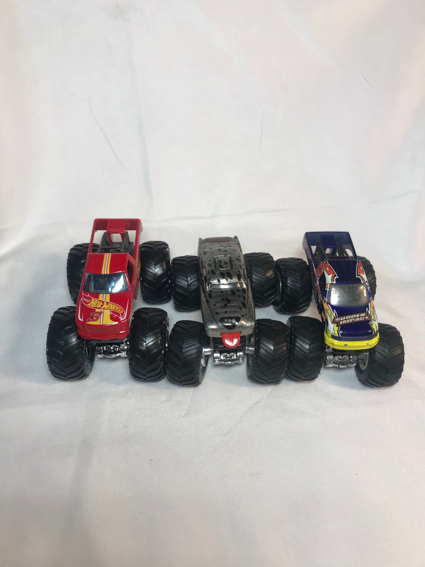 HotWheels Monster jam trucks set of three