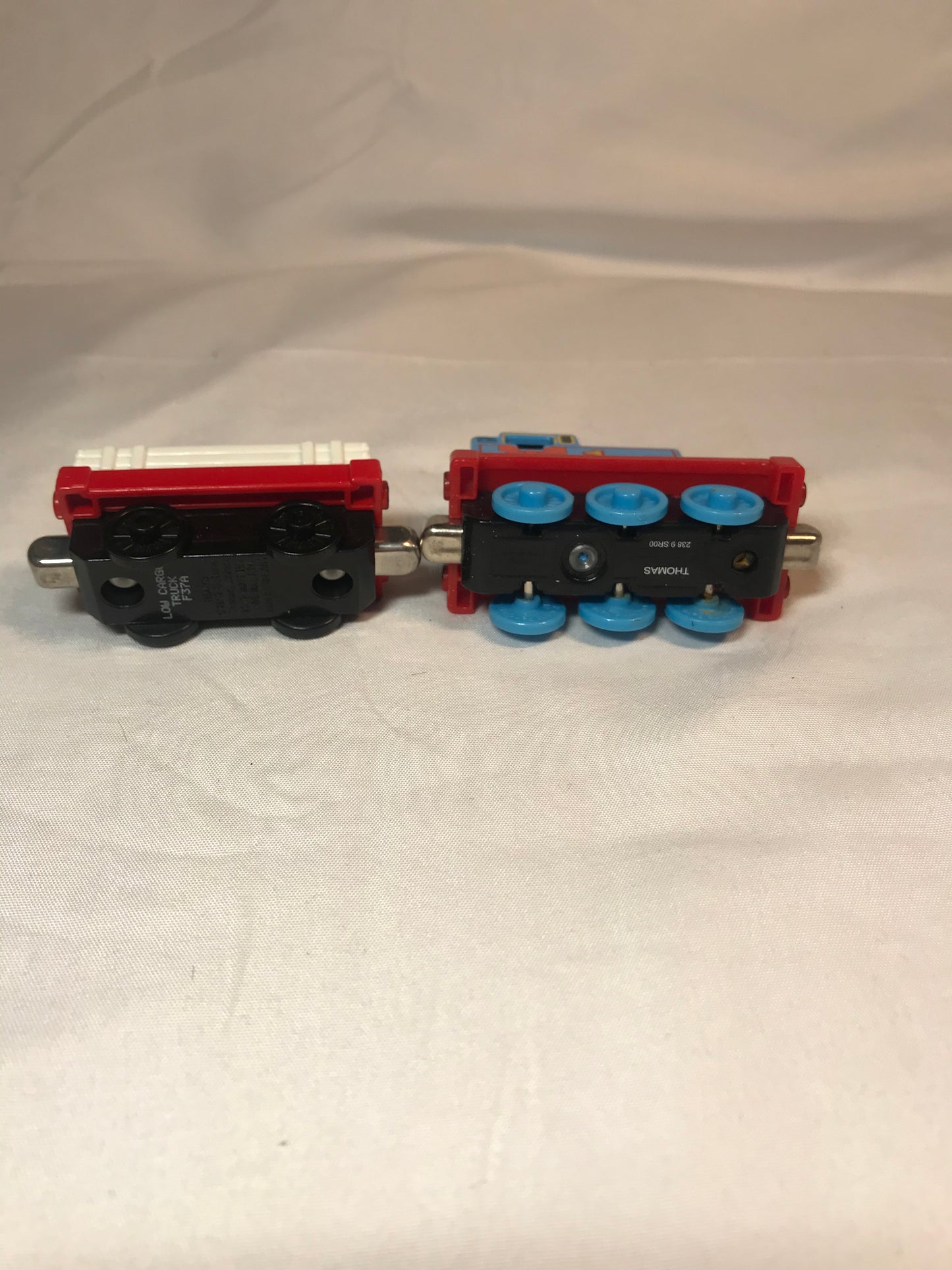 diecast 2002 gullane Thomas with wagon and 2009  thomas with car